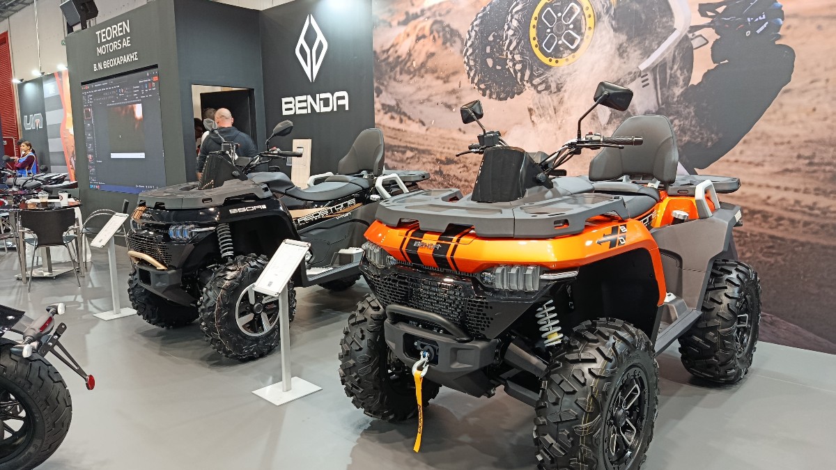 Το premium ATV της Benda έχει V2 κινητήρα