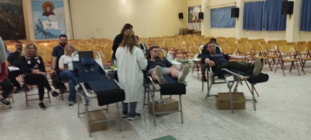 Μεγάλη ανταπόκριση στην εθελοντική αιμοδοσία του Εσπερινού ΕΠΑΛ Αγρινίου