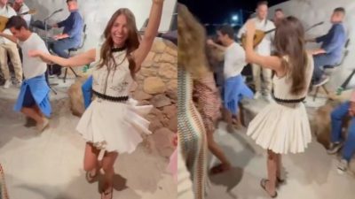 Ηλιάνα Παπαγεωργίου: Από την εταιρεία της Μαρέβας Μητσοτάκη τα ρούχα που φορούσε στο πανηγύρι – Απίστευτο το πόσο κοστίζουν