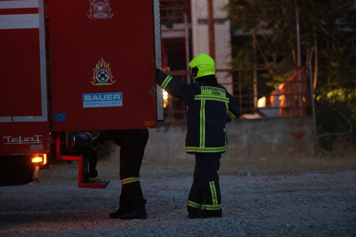 Φωτιά στην Πρώτη Σερρών: Μεγάλη κινητοποίηση της Πυροσβεστικής